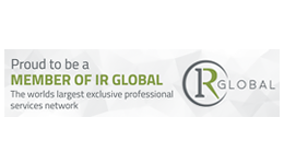 Proud to be a member of IR Global - The world's largest exclusive professional services network